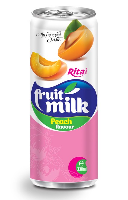 peach flavour fruit milk